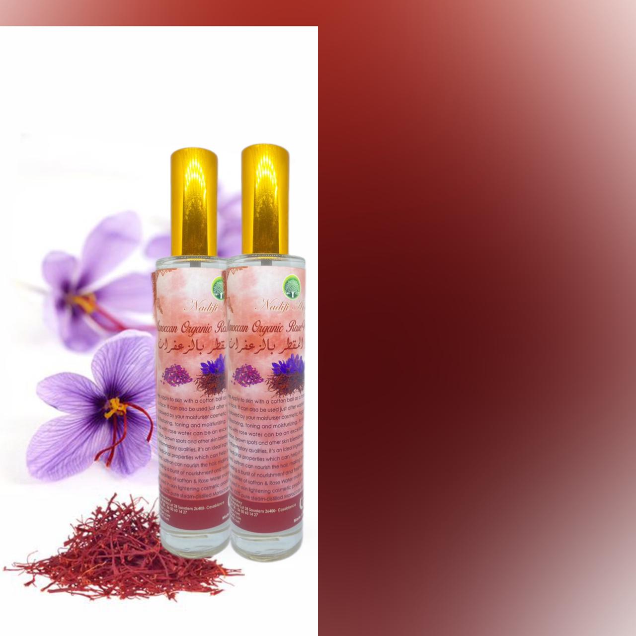 Organic Rose Water & Saffron