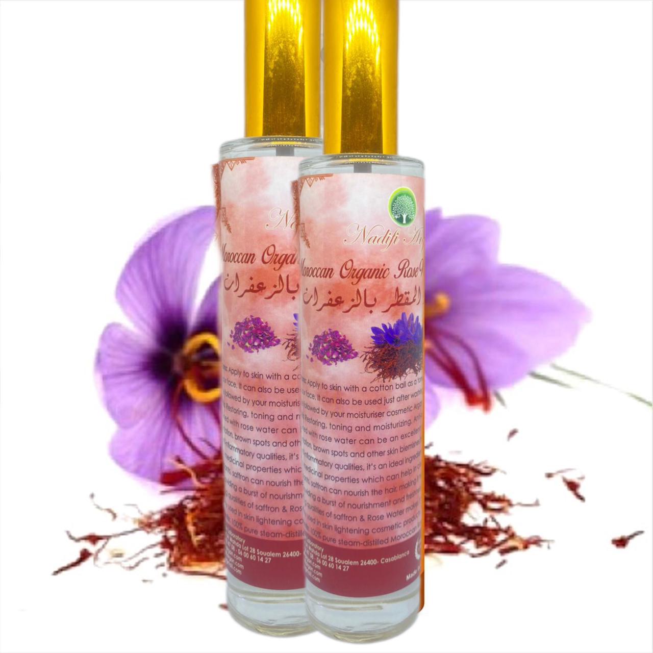 Organic Rose Water & Saffron