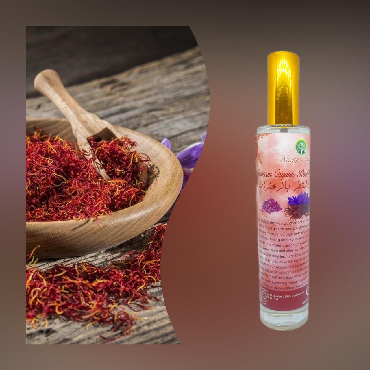 Organic Rose Water & Saffron