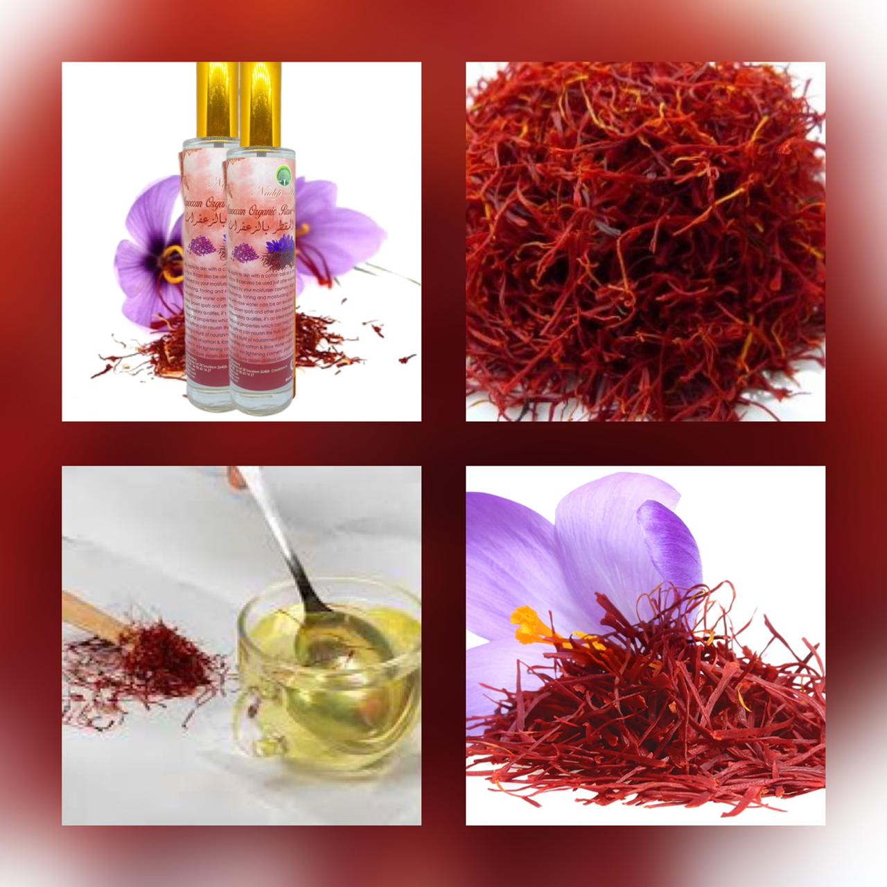 Organic Rose Water & Saffron
