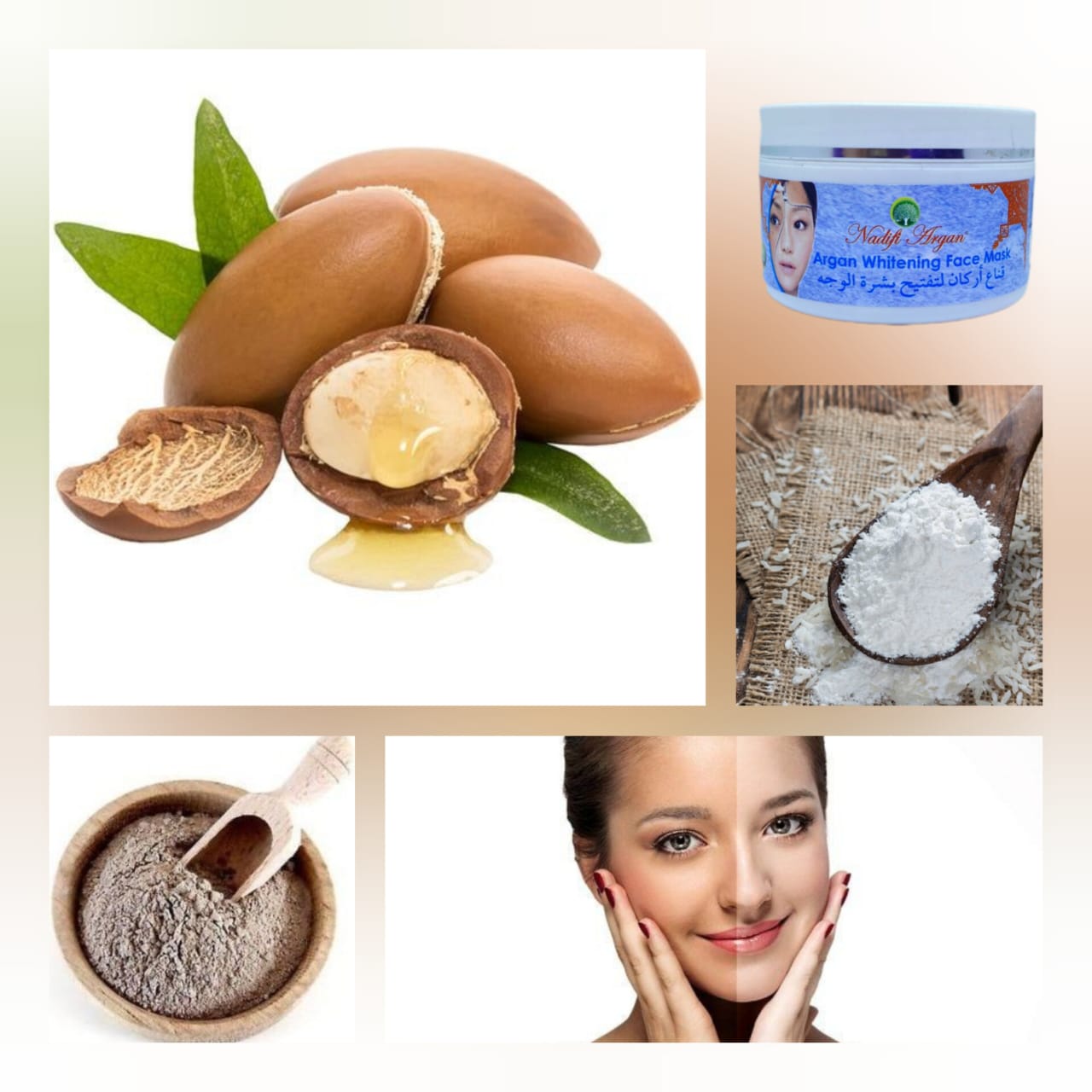 Argan Whitening Face Mask 250gr