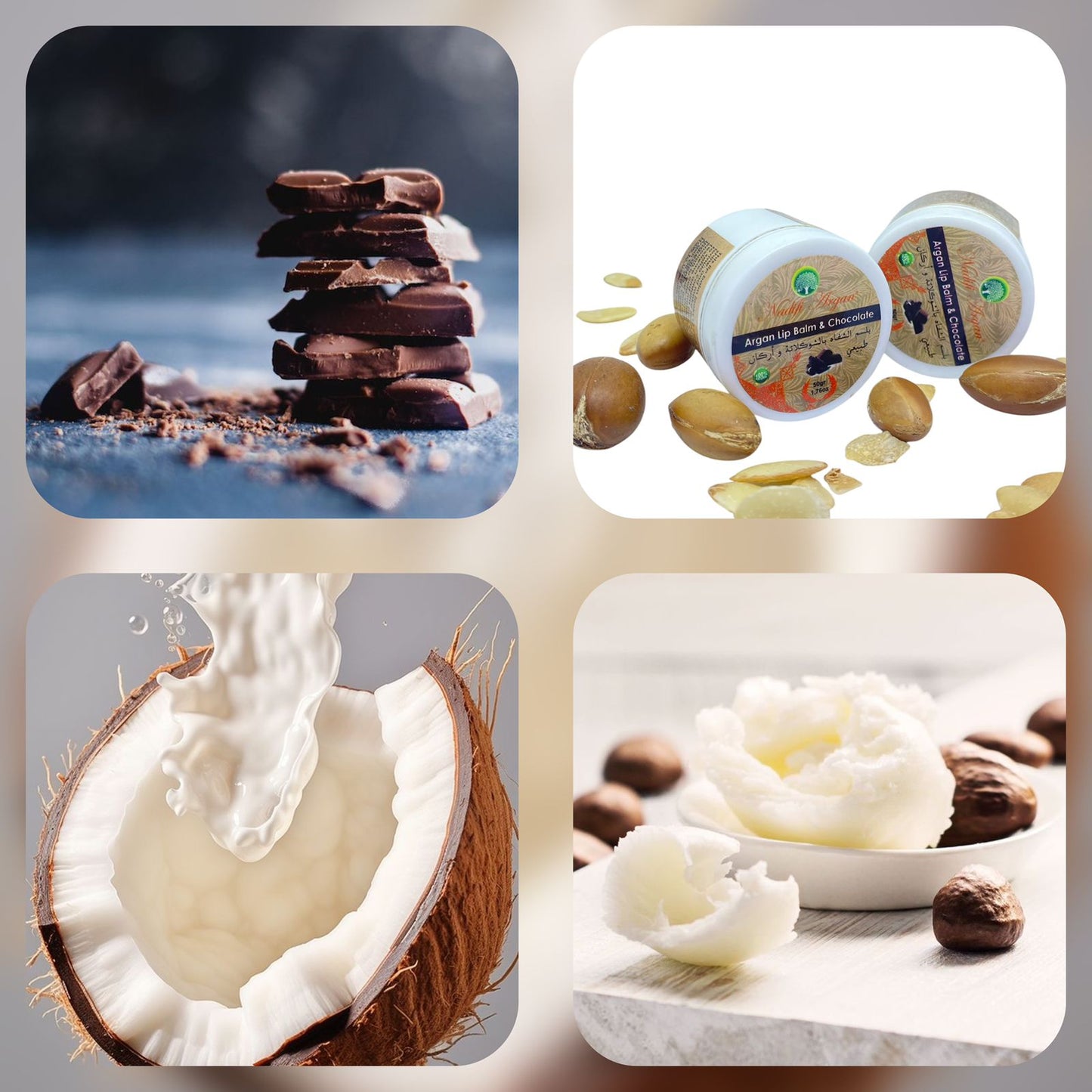 Argan Lip Balm & Chocolate