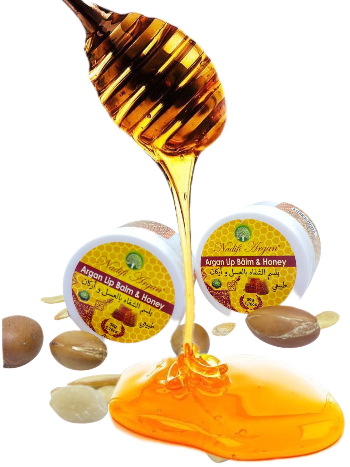 Set of 14 Argan Lip Balm & Honey