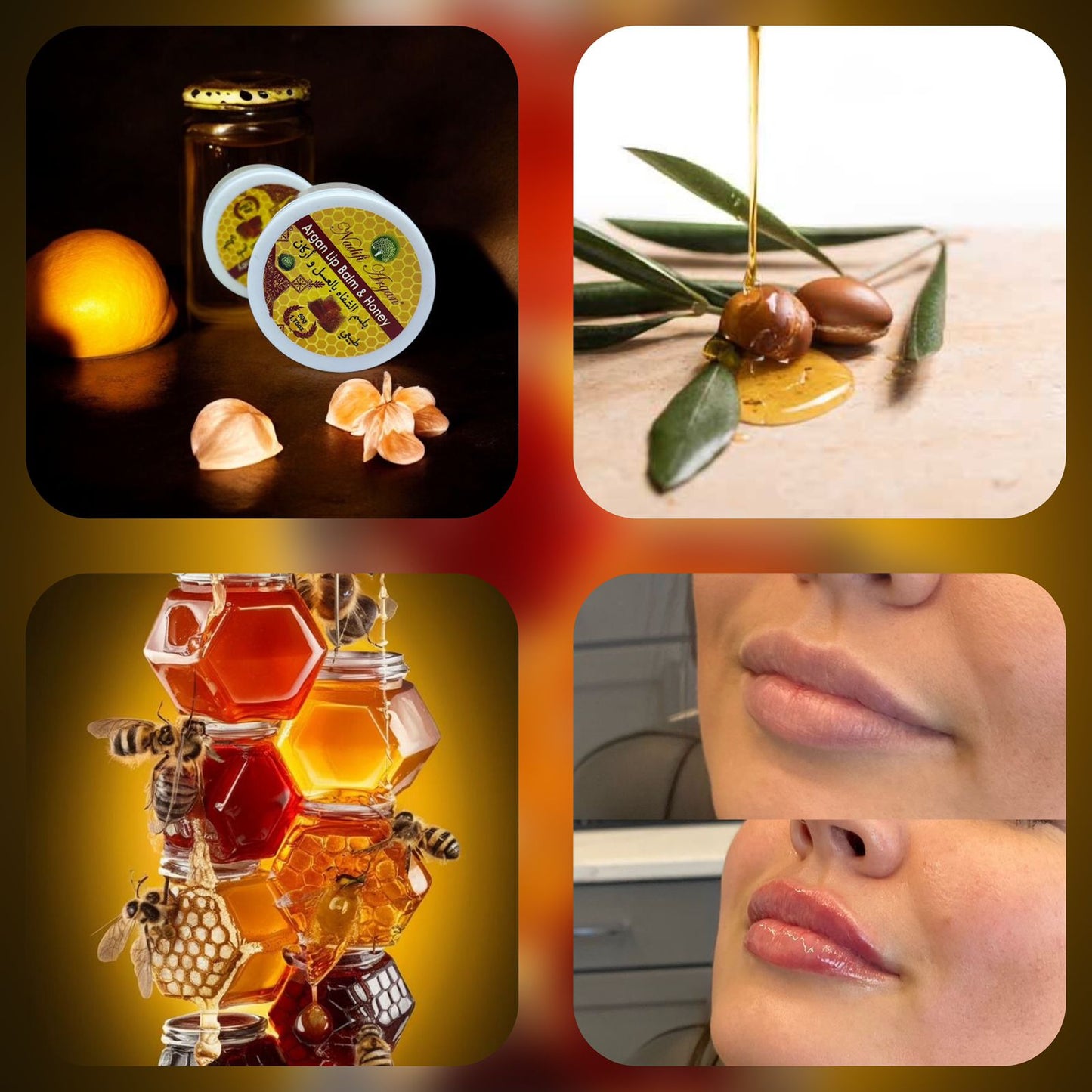 Argan Lip Balm & Honey