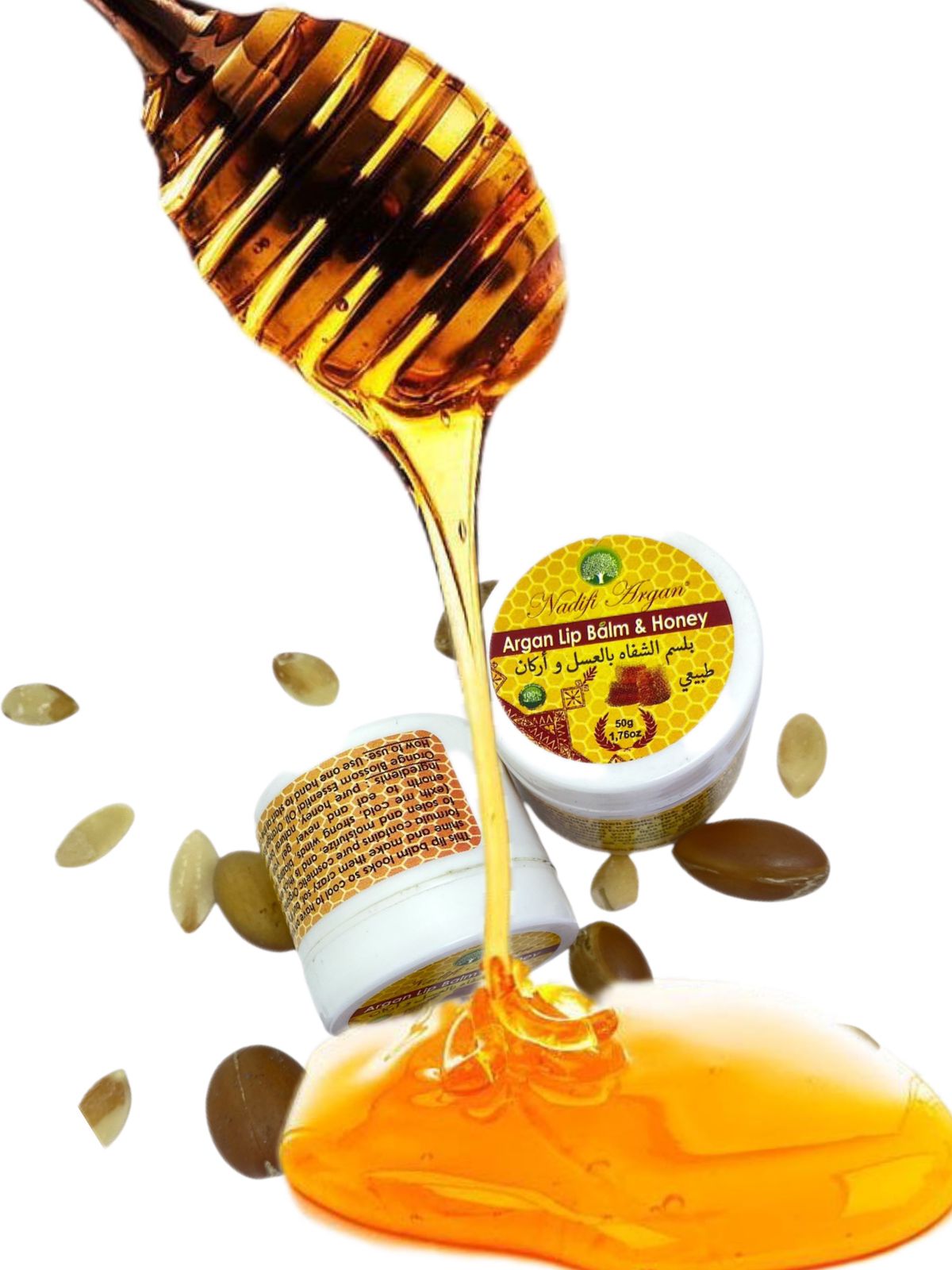 Set of 14 Argan Lip Balm & Honey