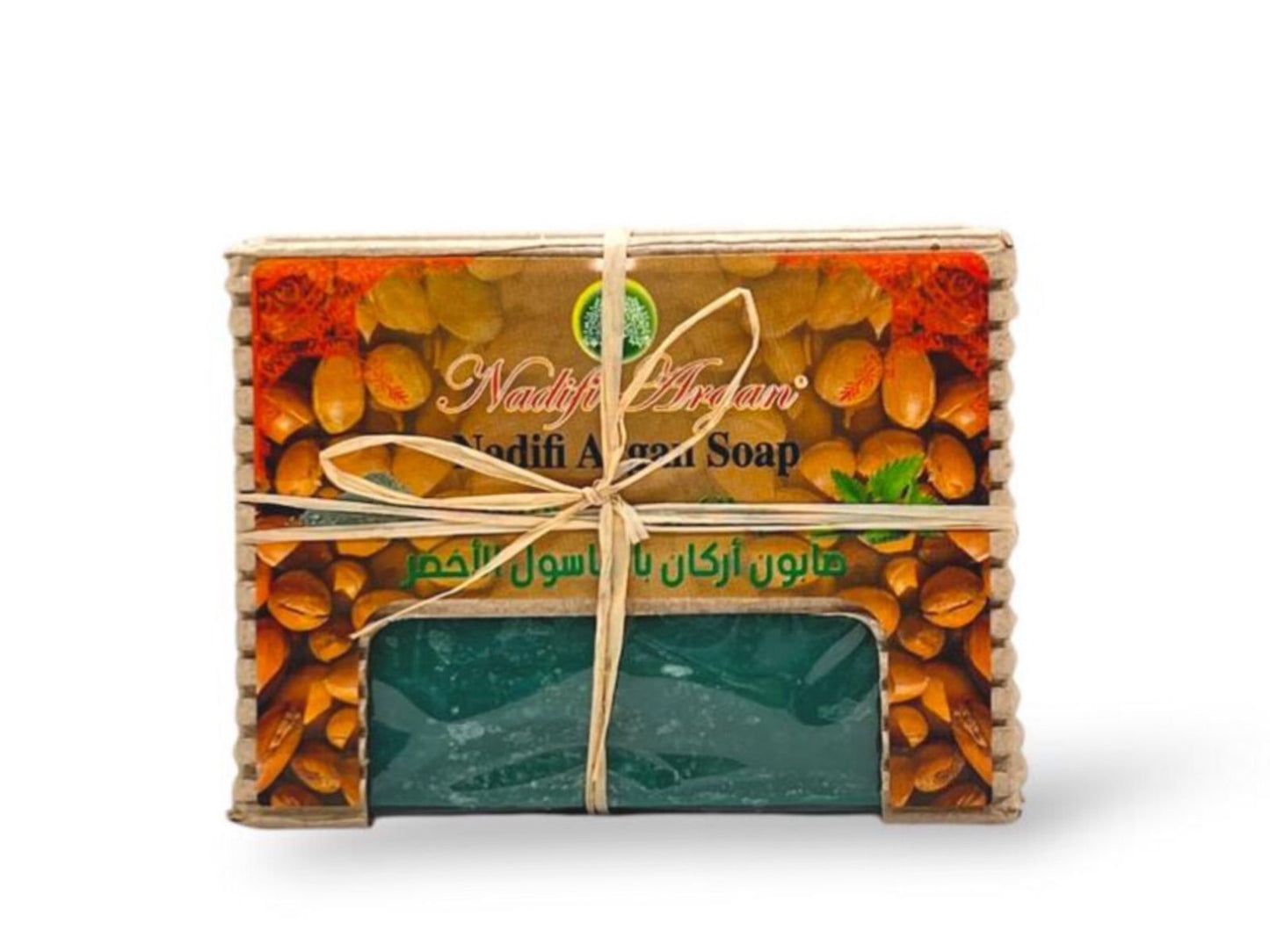 Argan Soap with Green Clay and Peppermint