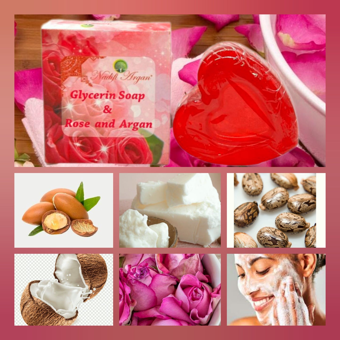 Set of 10 Glycerin Love Soap