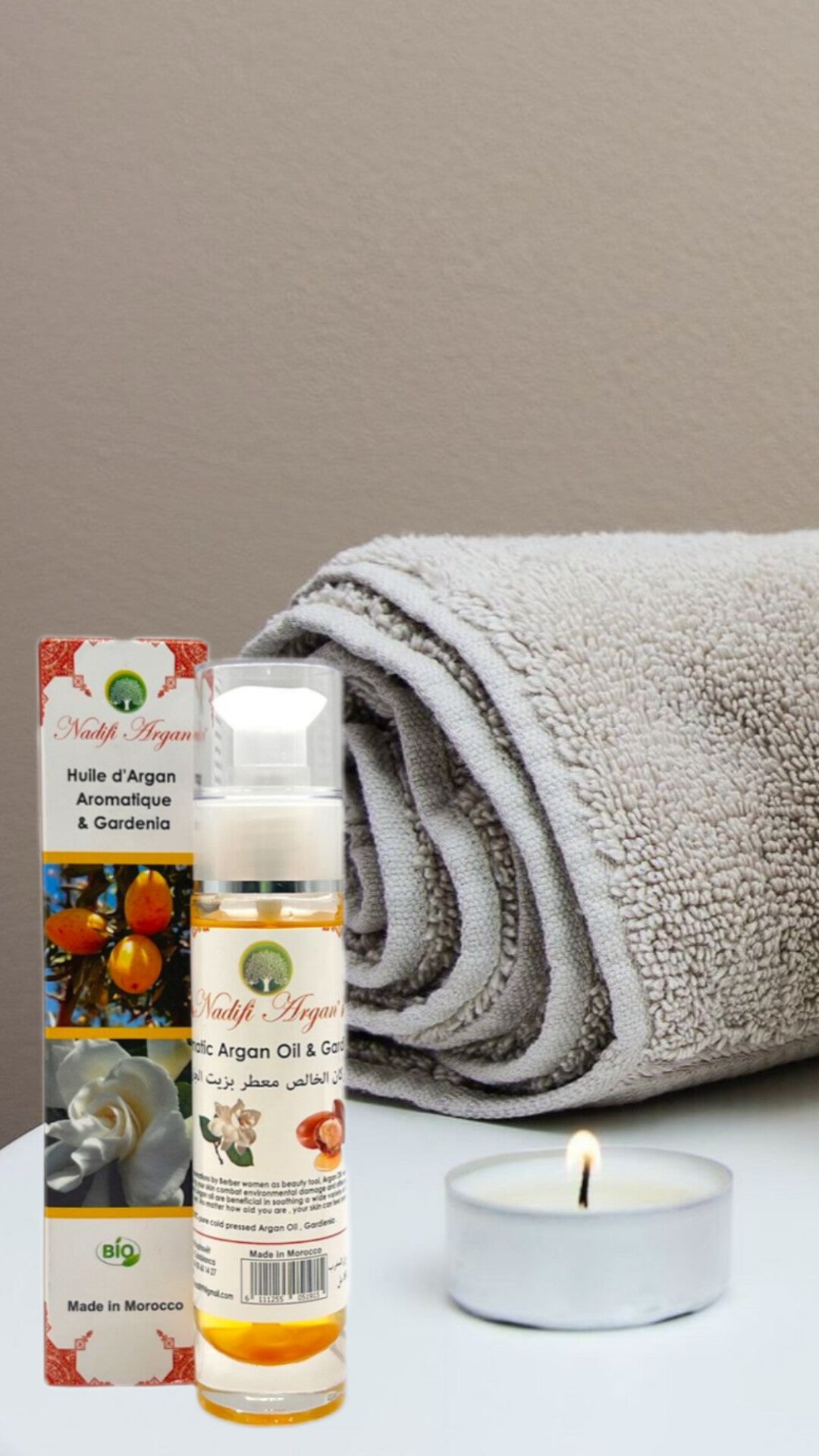 Set of 5 Aromatic Argan Oil Gardenia 60ml