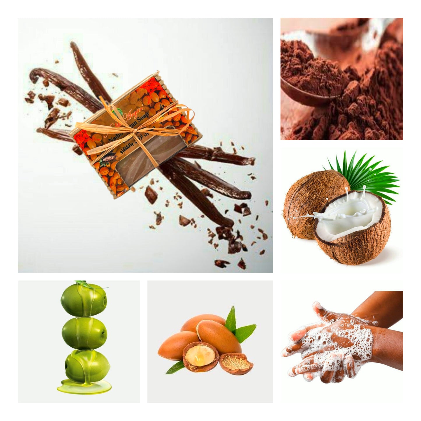 Argan Soap with Cacao and Vanilla