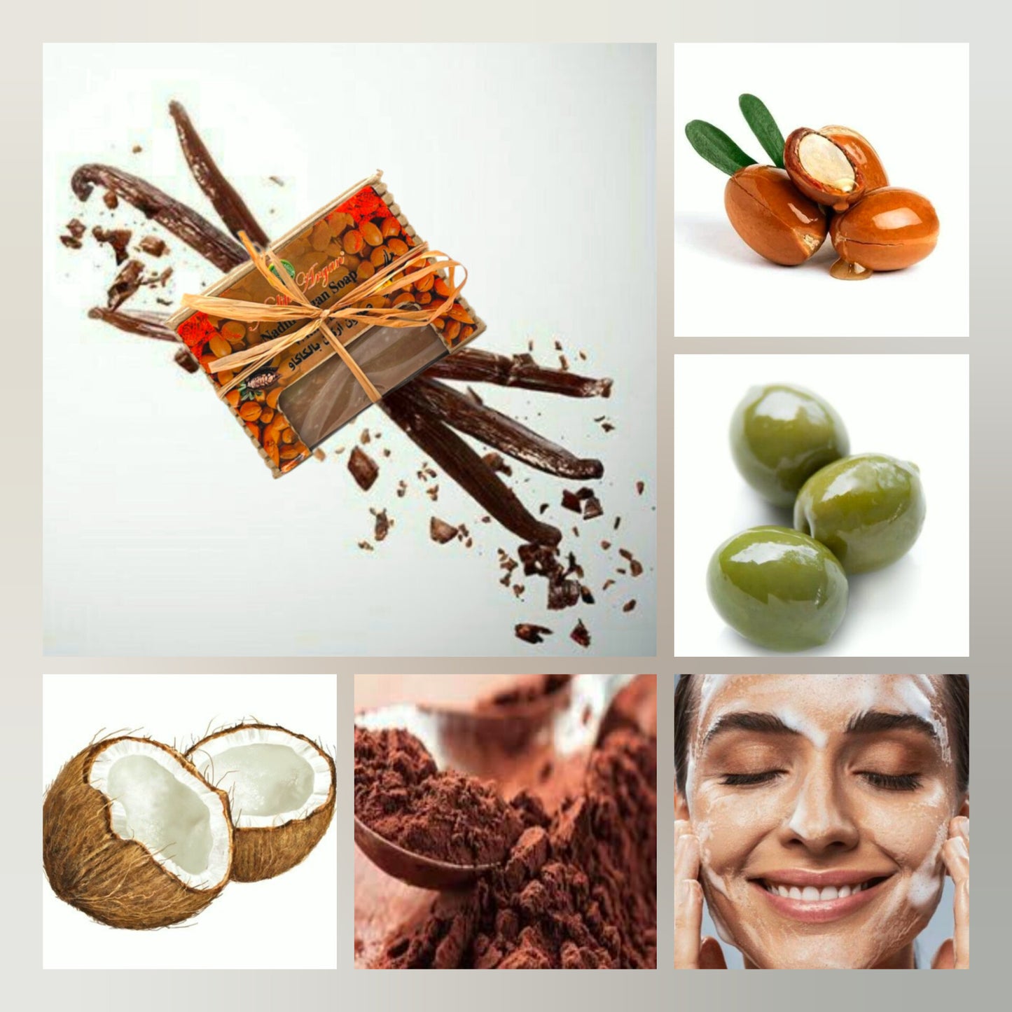 Argan Soap with Cacao and Vanilla