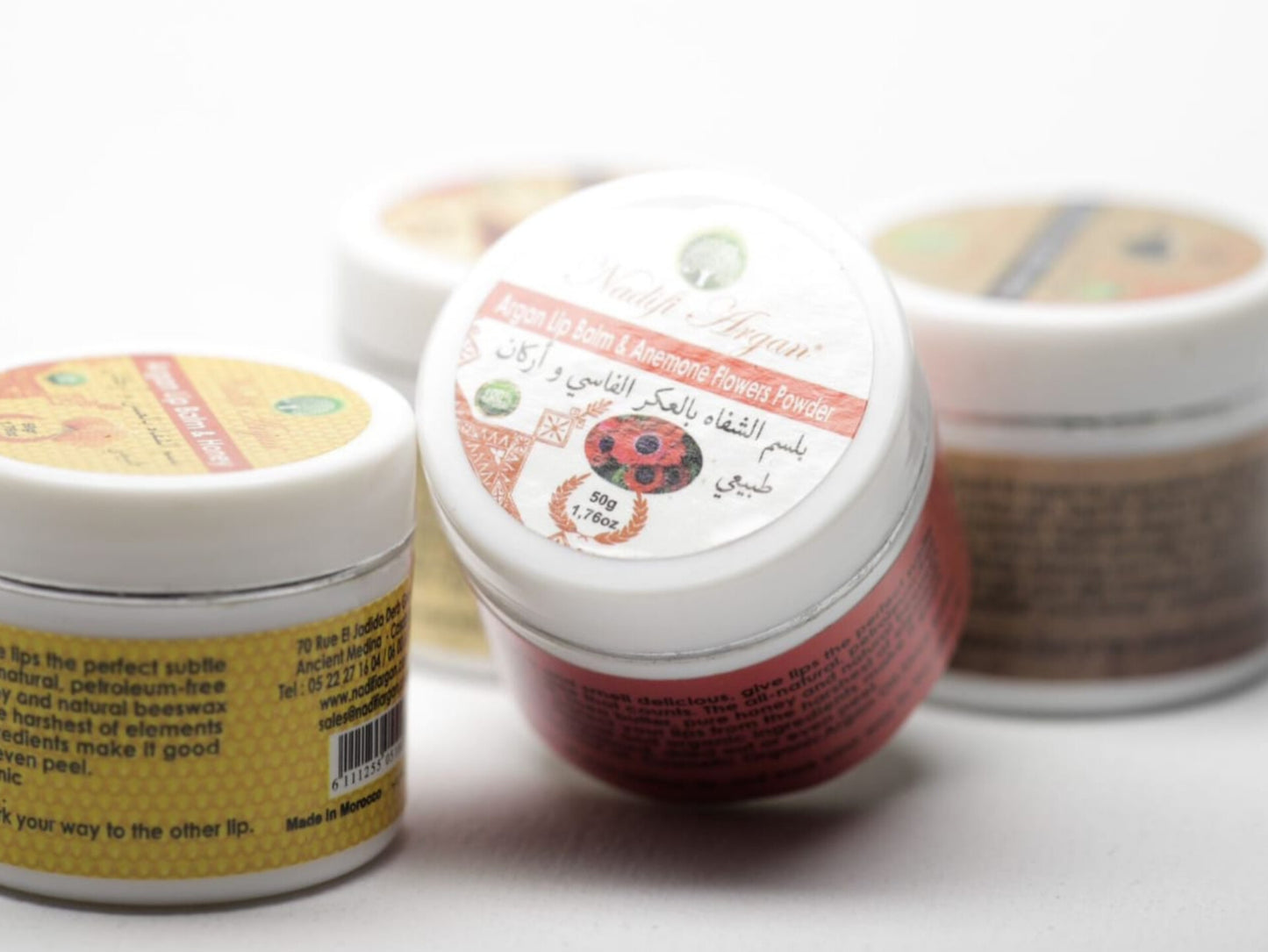 Argan lip balm & Anemone Flowers Powder