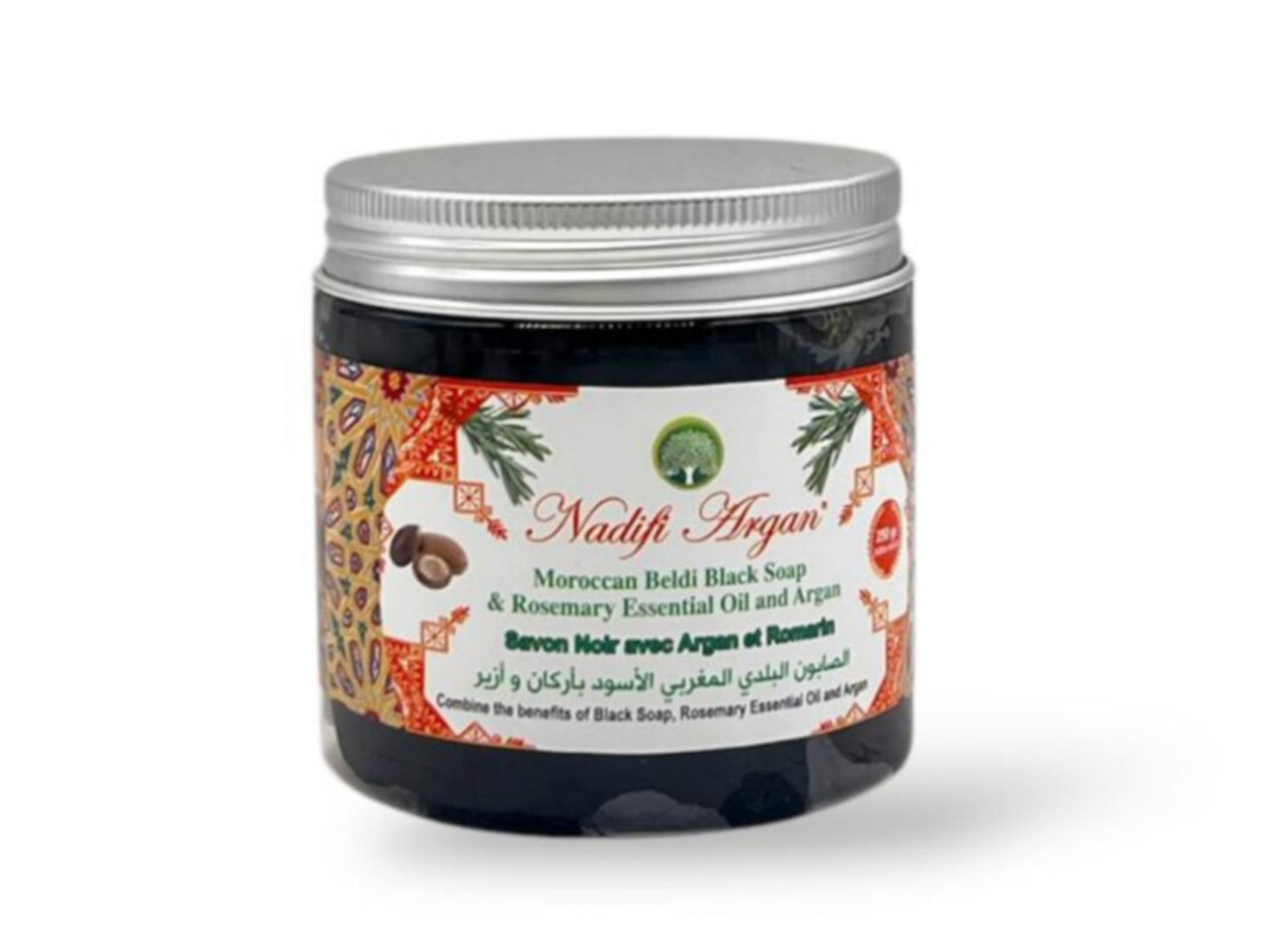 Beldi Black Soap with Rosemary 250gr