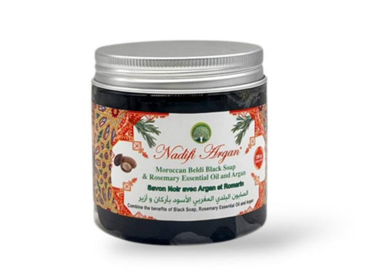 Beldi Black Soap with Rosemary 250gr