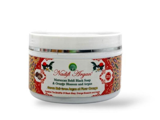 Beldi Black Soap with Orange Blossom 250gr
