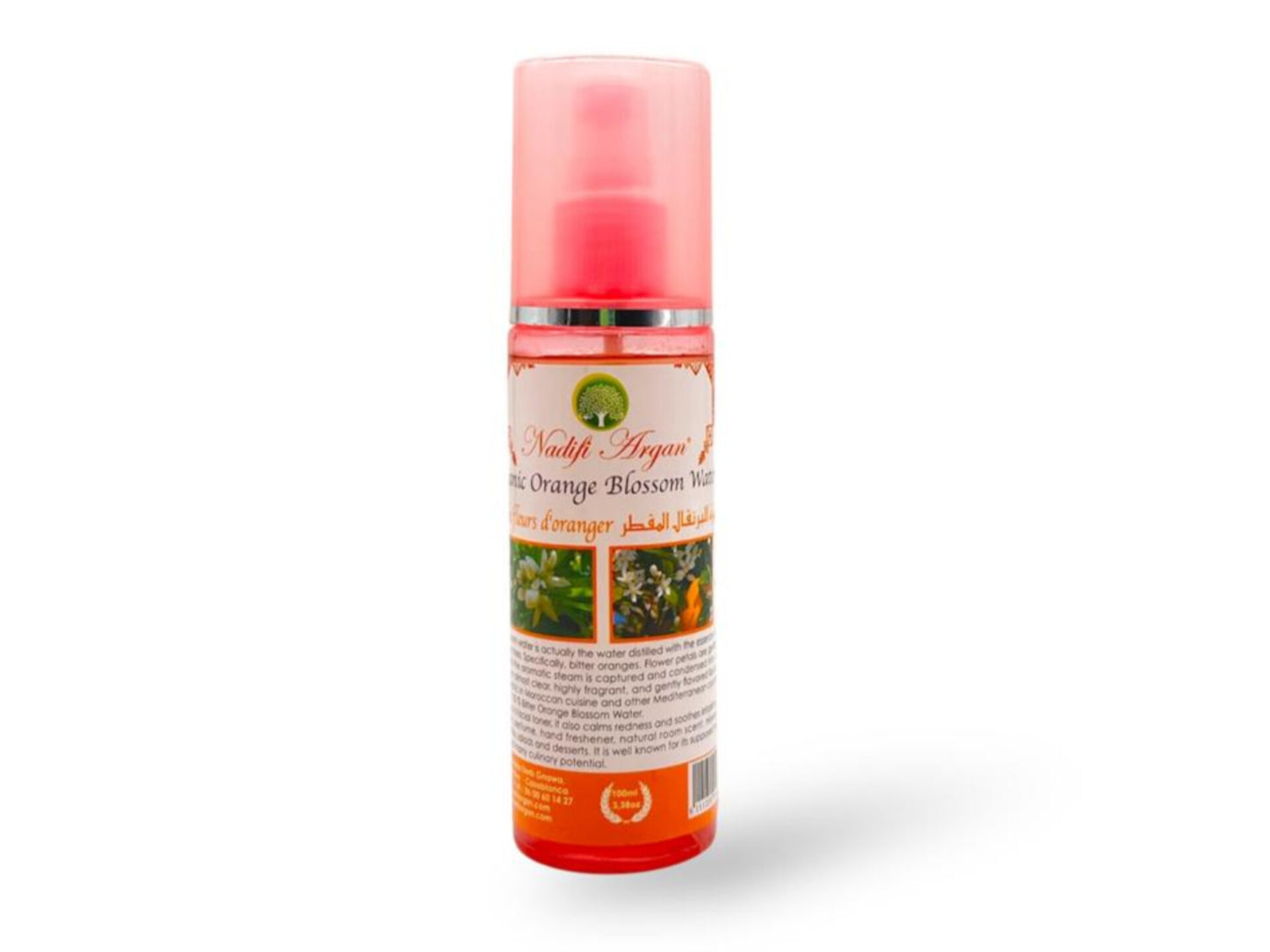 Organic Orange Blossom Water Plastic Bottle