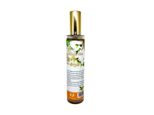 Organic Orange Blossom Water Glass Bottle