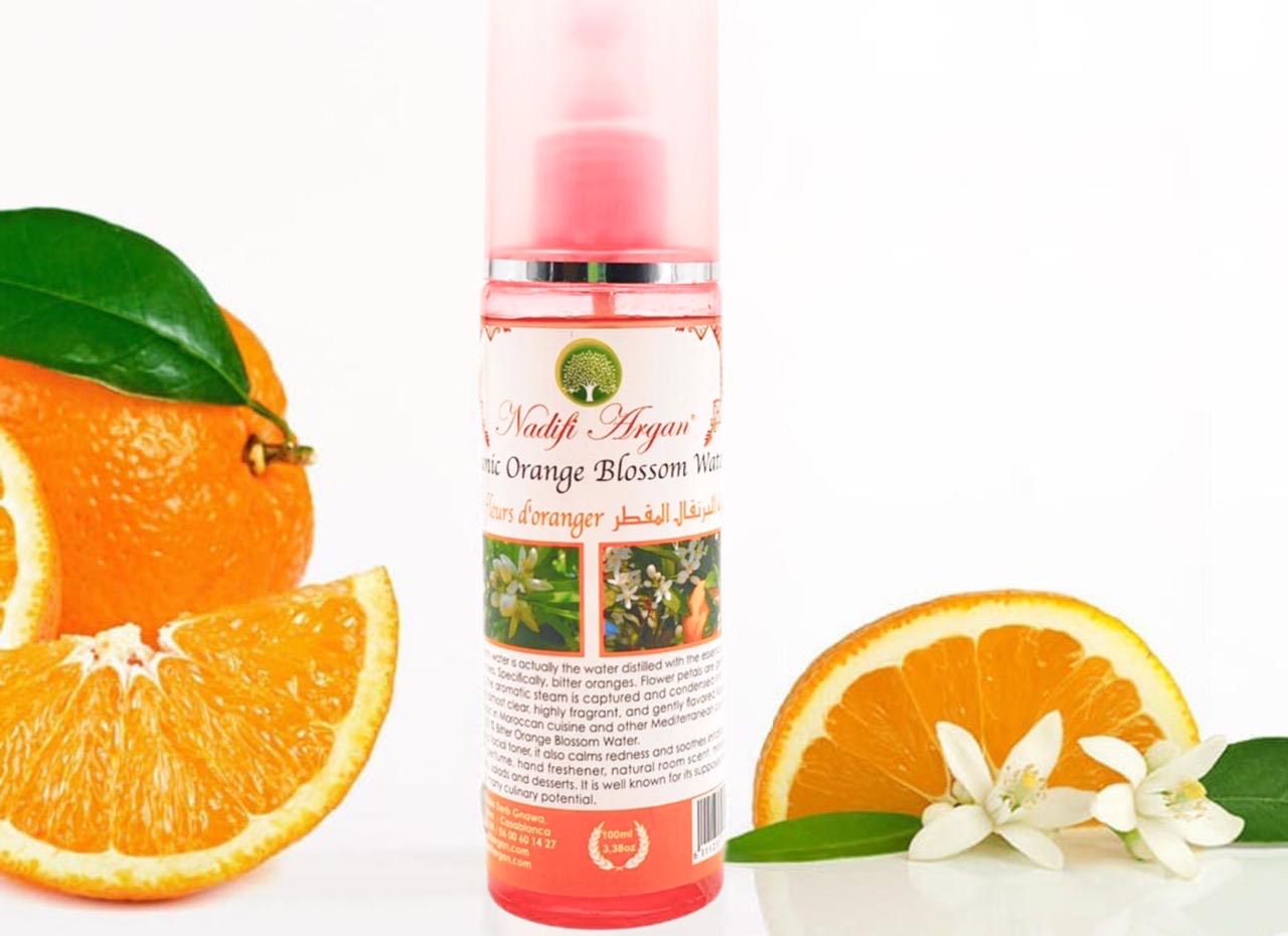 Organic Orange Blossom Water Plastic Bottle