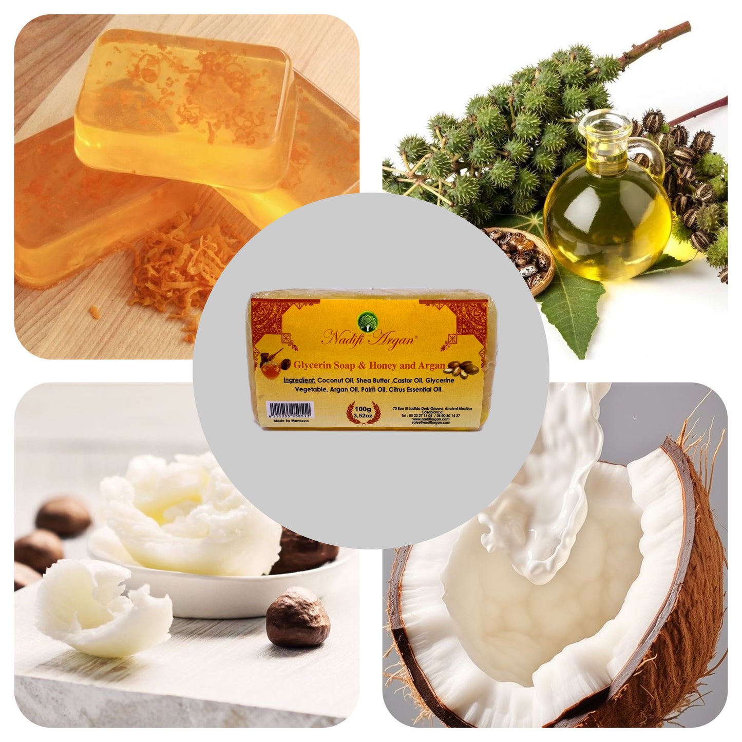 Glycerin Soap & Honey and Argan