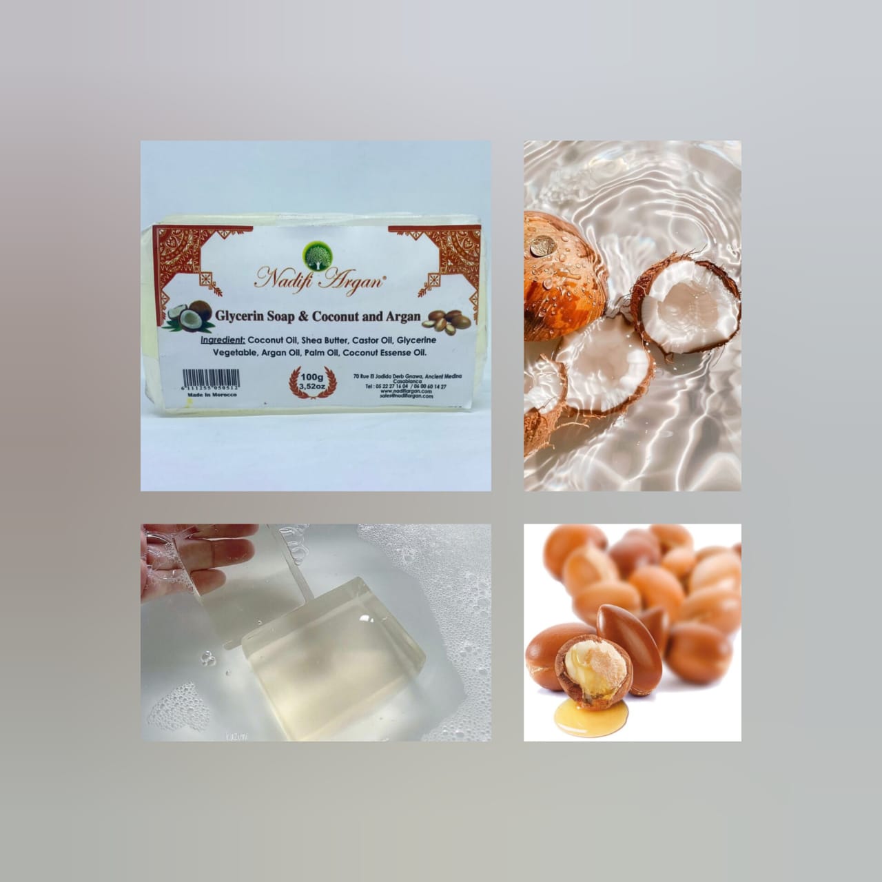 Glycerin Soap & Coconut and Argan