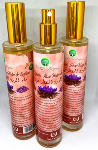 Organic Rose Water & Saffron