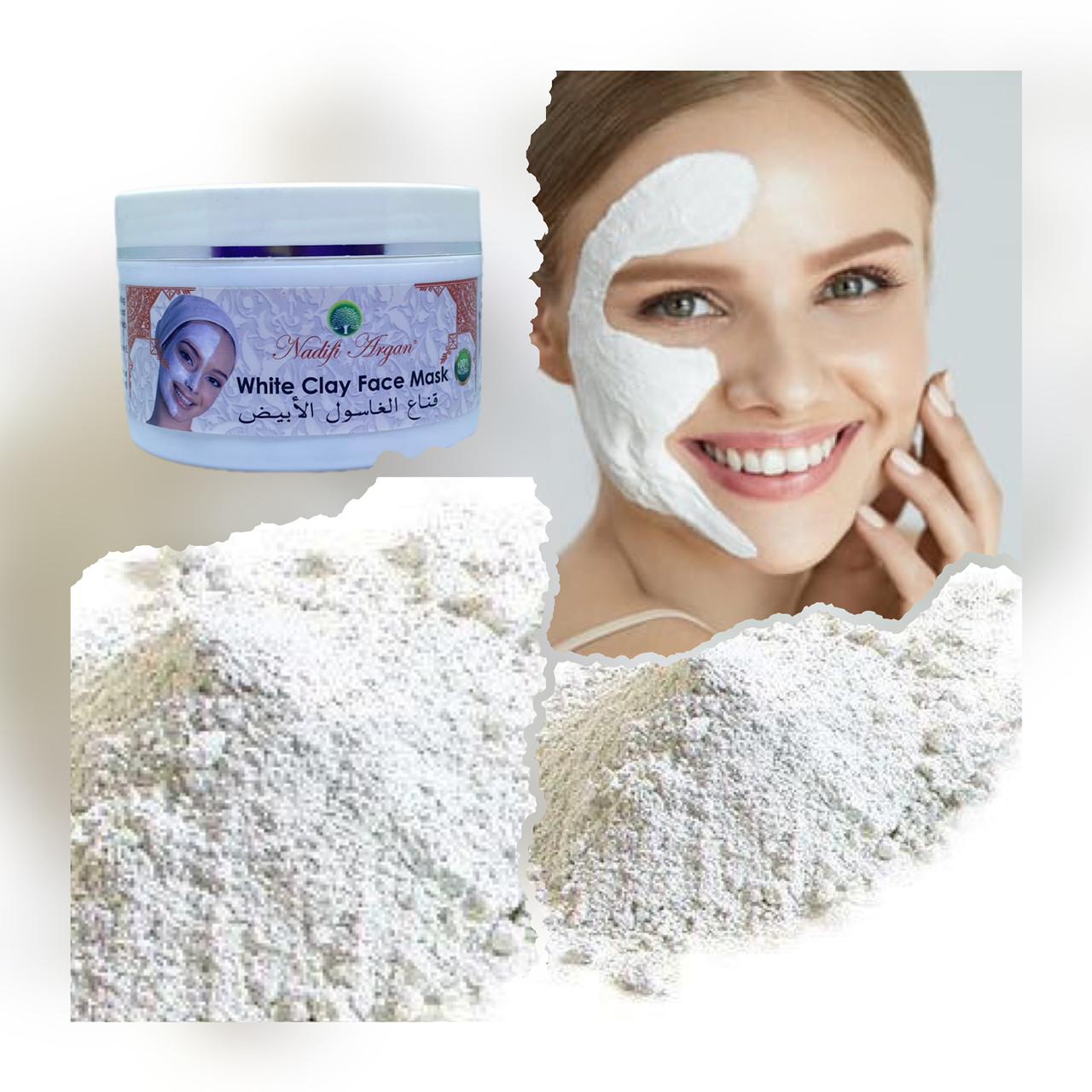 Set of 10 White Clay Face Mask