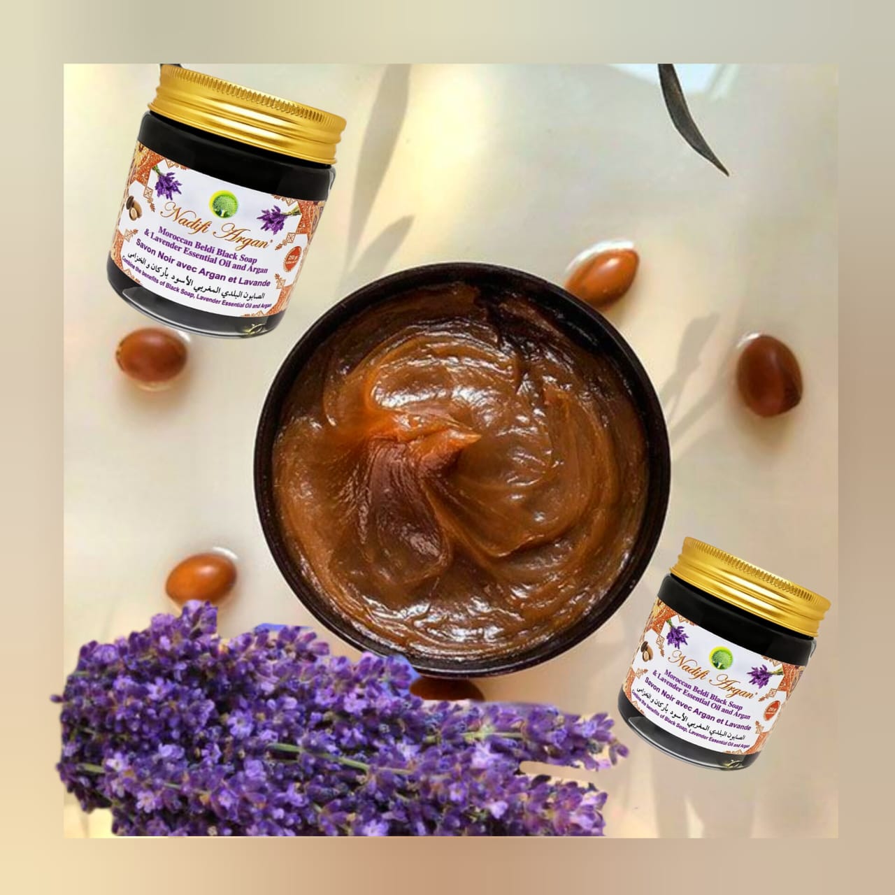 Beldi Black Soap with Lavender 250gr