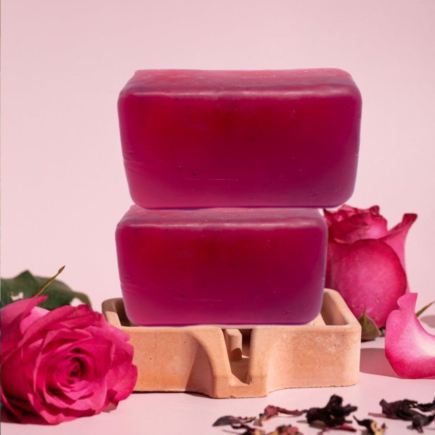 Set of 10 Glycerin Soap & Rose and Argan