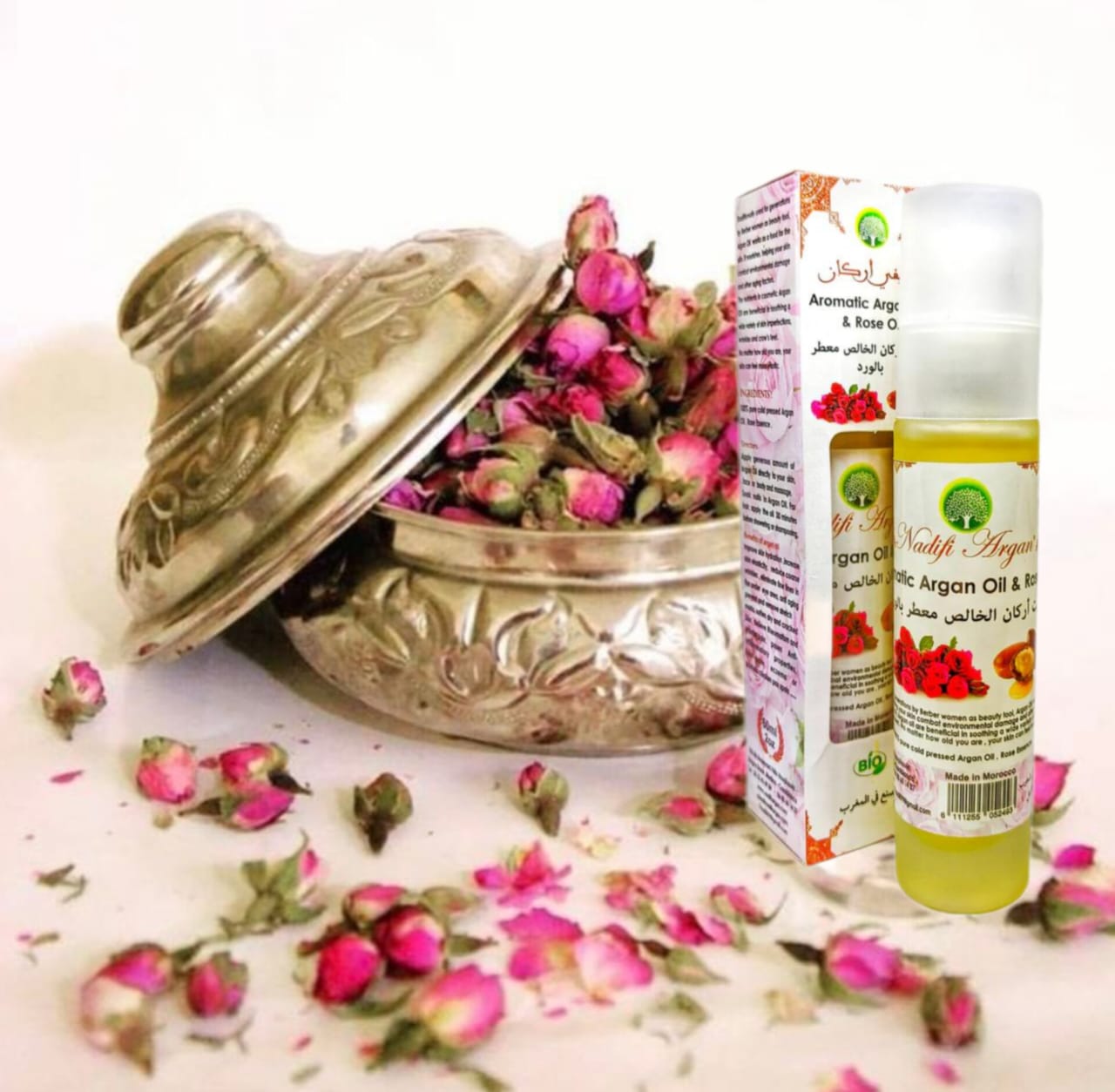 Set of 5 Aromatic Argan Oil With Rose 60ml