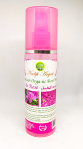 Organic Rose Water Plastic Bottle