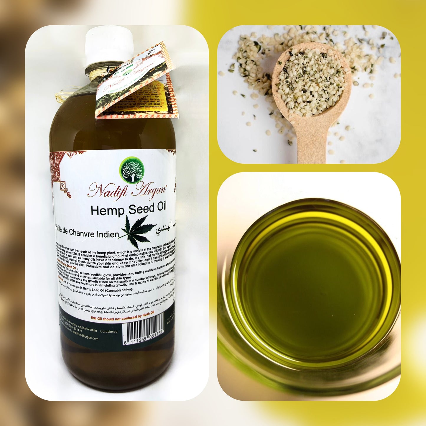 Hemp seed oil 1L