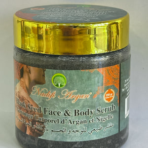 Set of 10 Black Seed Face & Body Scrub