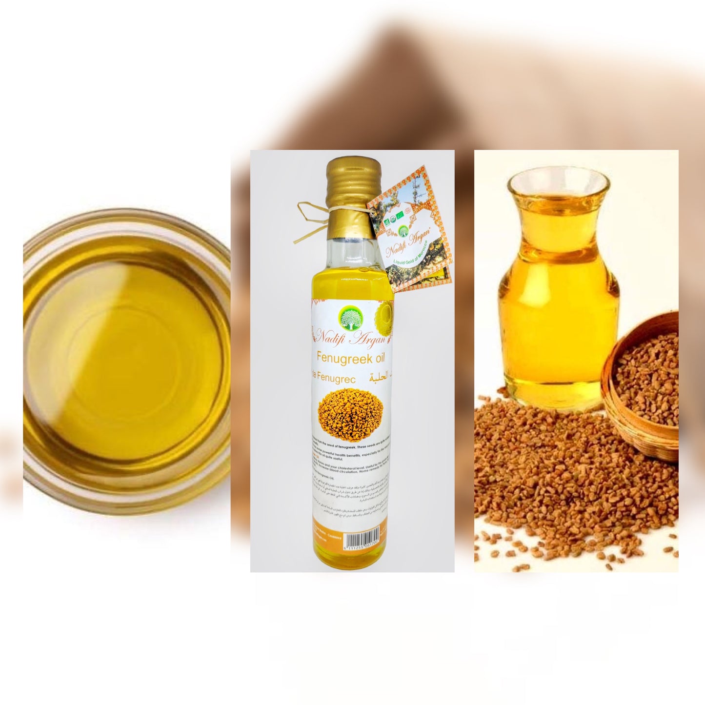 Set of 5 Fenugreek Oil 250ml