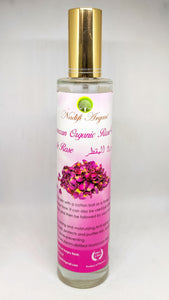 Organic Rose Water Glass Bottle