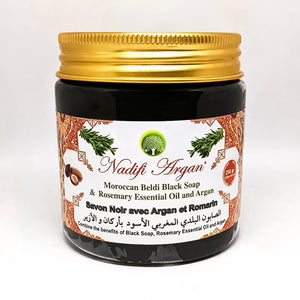 Beldi Black Soap with Rosemary 250gr