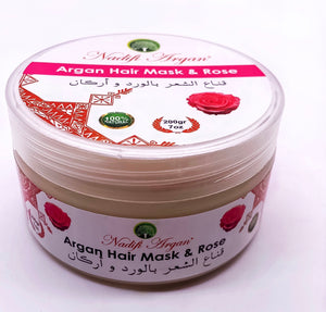 Argan Hair Mask with Rose 200gr