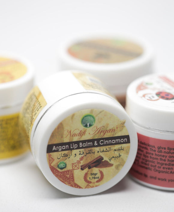 Argan lip balm & cinnamon