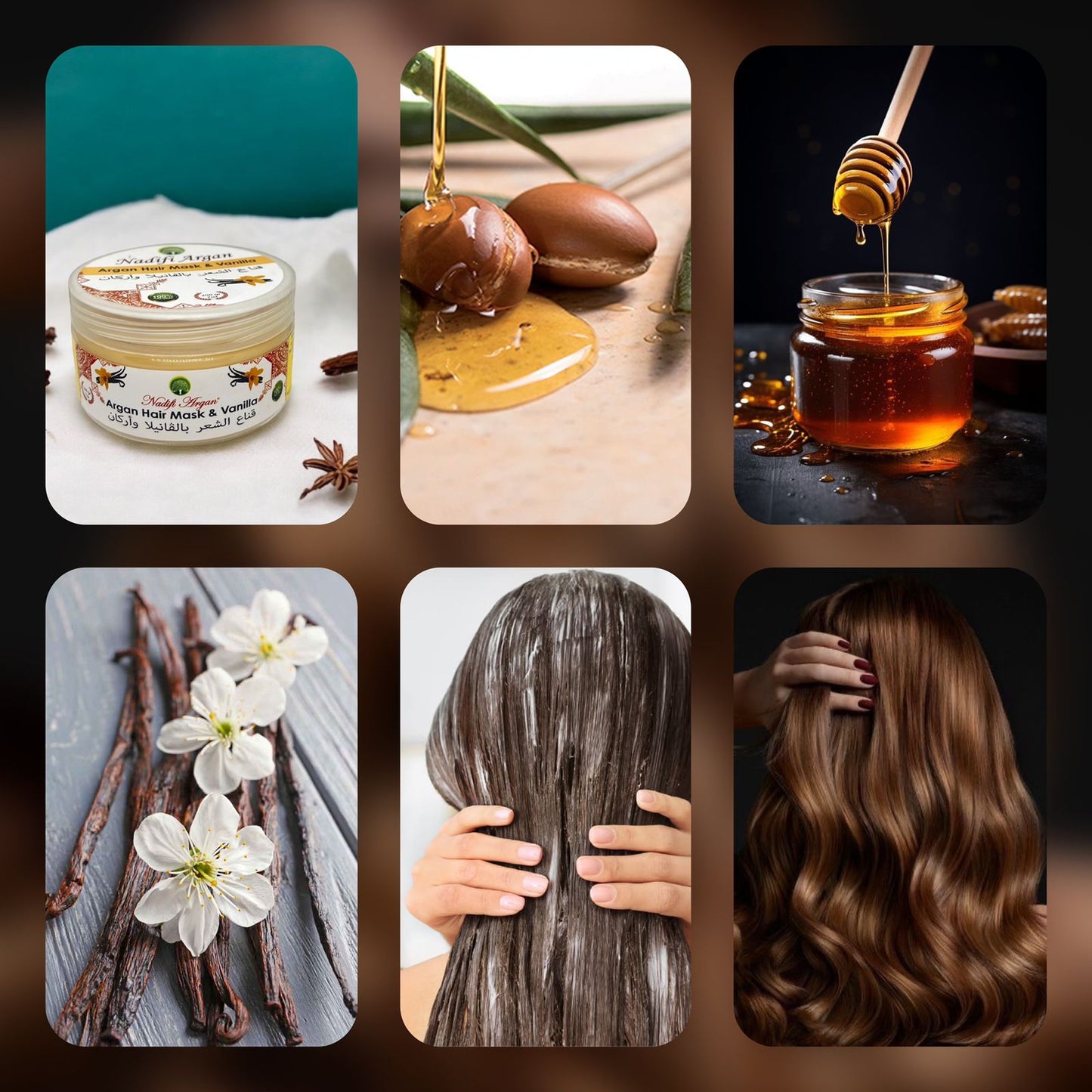 Argan Hair Mask with Vanilla 200gr