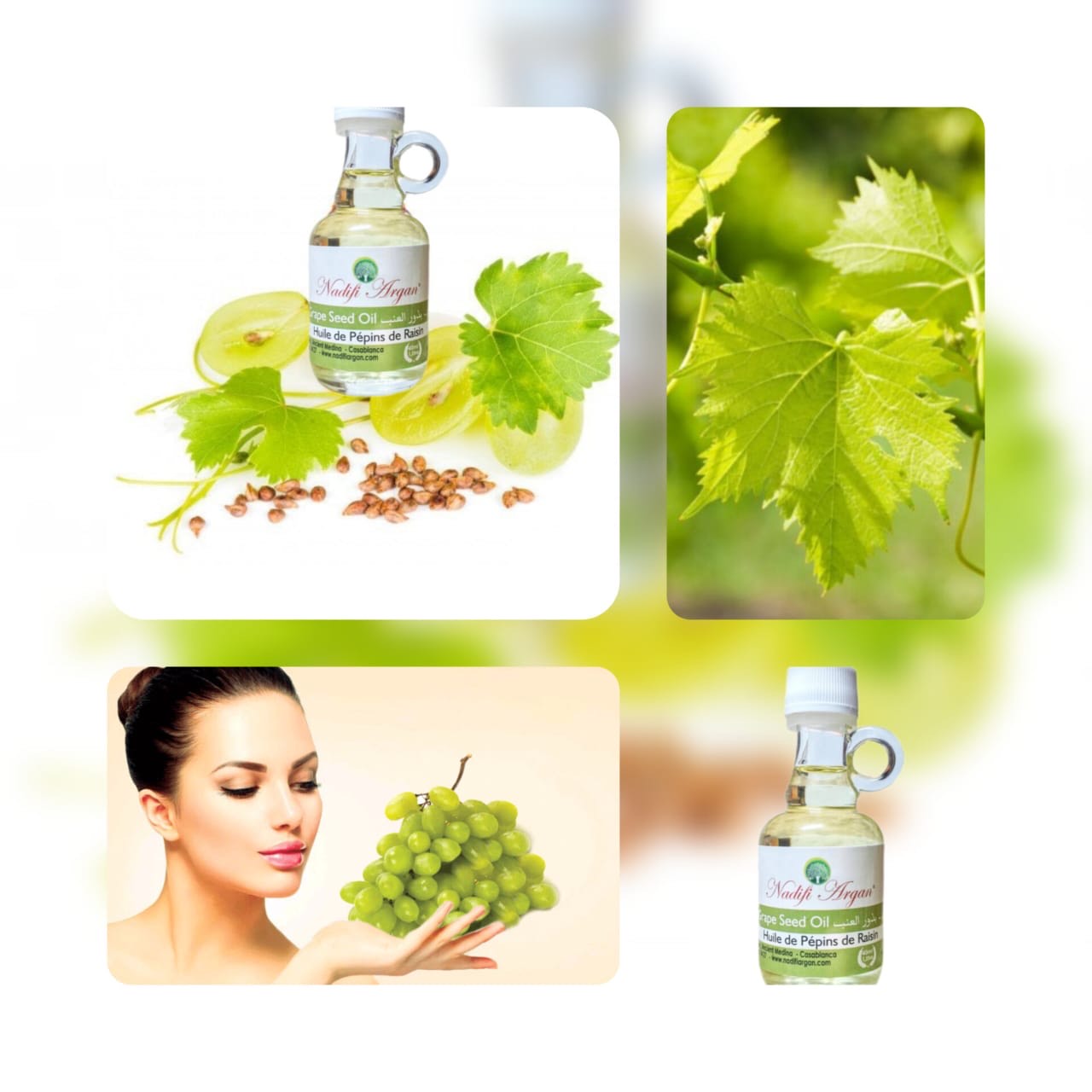 Set of 12 Grape Seed Oil 40ml