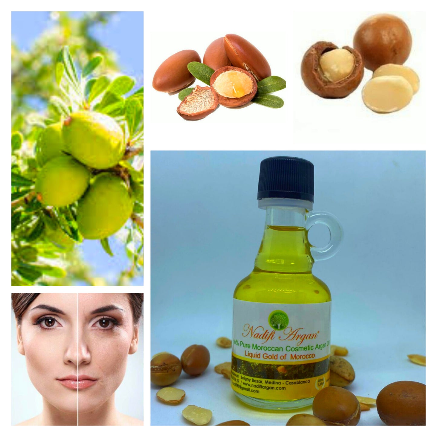 Cosmetic Argan Oil 40ml Glass