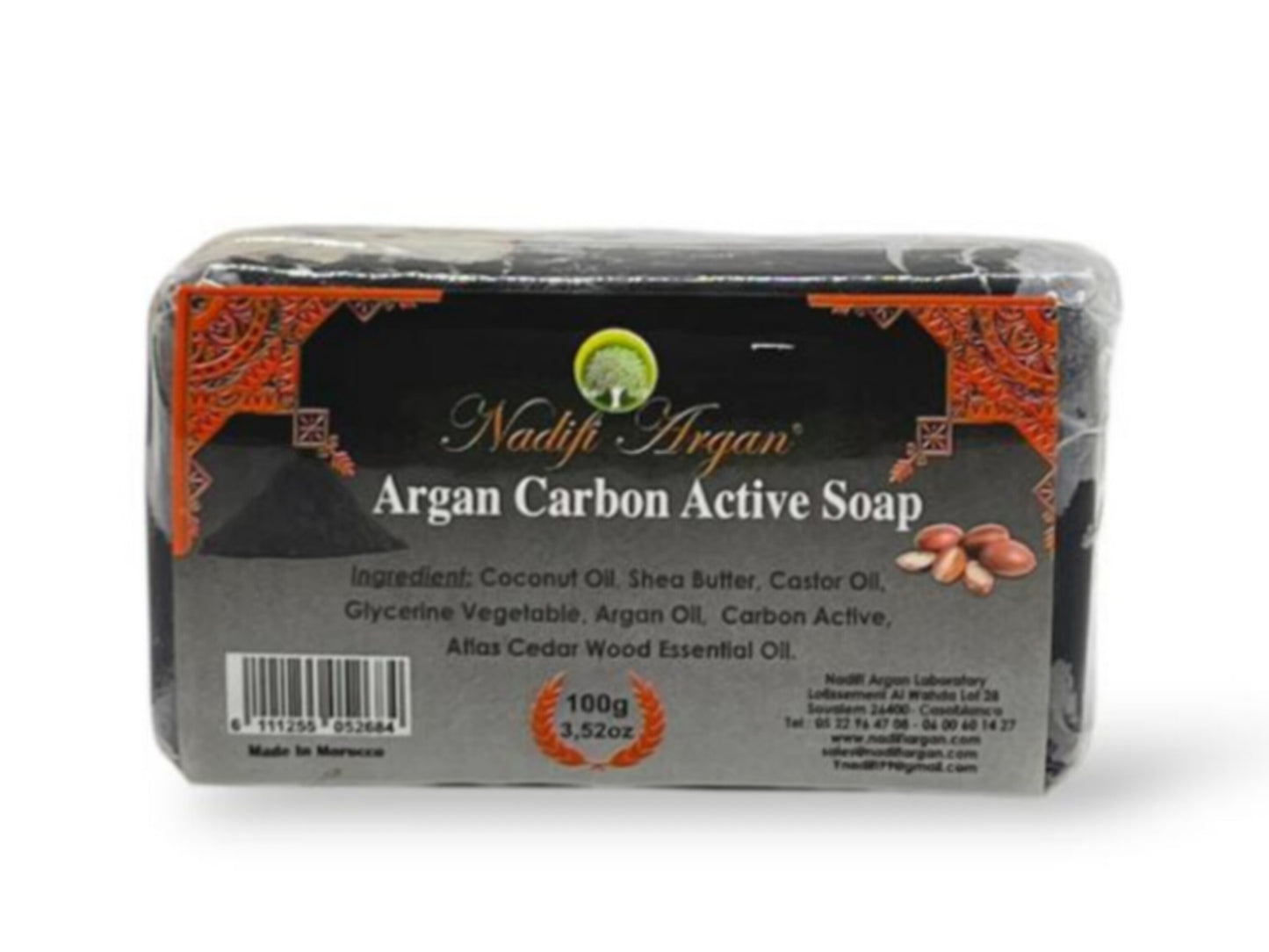 Set of 10 Argan Carbon Active Soap