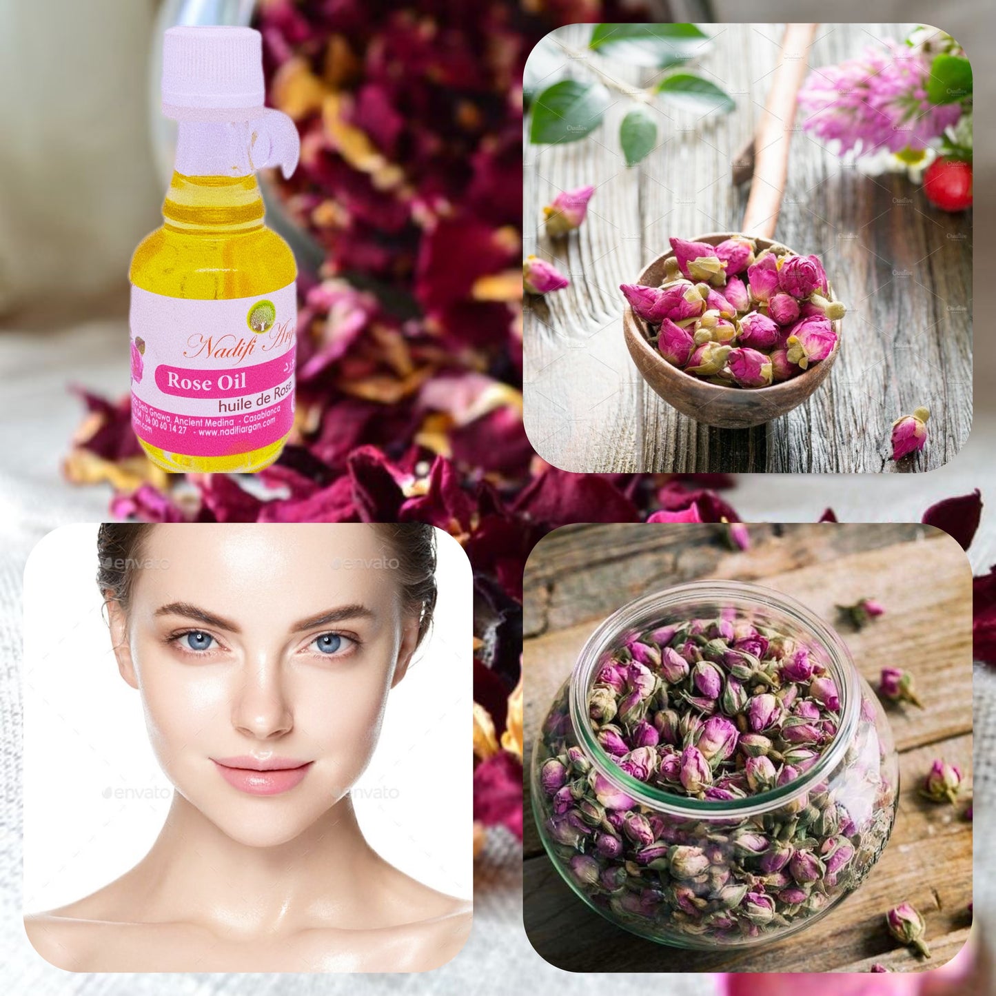 Set of 12 Rose Oil 40ml